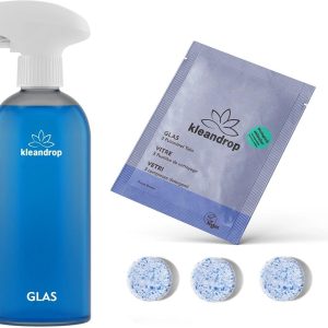 kleandrop Glasreiniger Starter Set 3 Stück