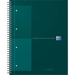 Oxford Notizbuch A4, Kariert, Dunkelgrün