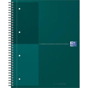 Oxford Notizbuch A4, Liniert, Dunkelgrün
