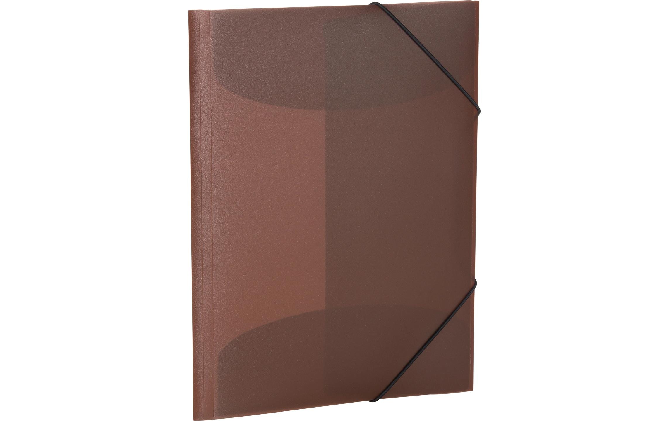 HERMA Sammelmappe A4 PP transluzent Braun 1