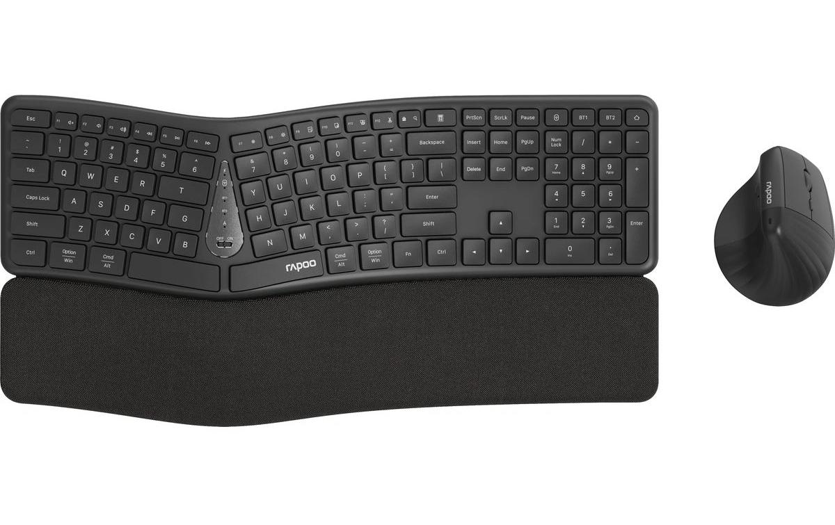 Rapoo Tastatur-Maus-Set 8810M Ergonomischer Deskset 2