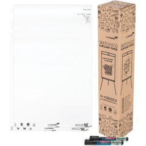 Legamaster Papierblock SKETCH ECO 65 x 98 cm Hochweiss 2 Stück