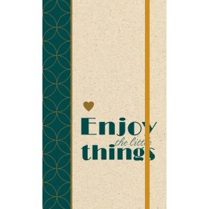 Natur Verlag Notizbuch Enjoy 13 x 21 cm, Blanko