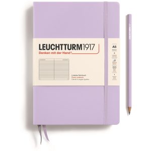 Leuchtturm Notizbuch Medium A5, Liniert, Lila