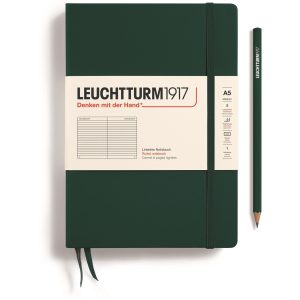 Leuchtturm Notizbuch Medium A5, Liniert, Forest
