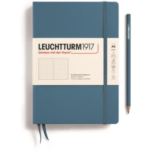 Leuchtturm Notizbuch Medium A5, Dot, Blau