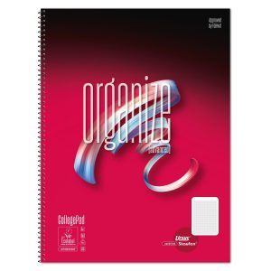 Ursusgreen Notizbuch Organize Spiral A4, 80 Blatt, kariert