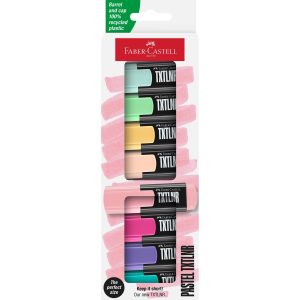 Faber-Castell Textmarker TXTLNR Pastell 8er Set Kartonetui