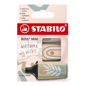 STABILO Textmarker Boss Mini Naturevibes 3er Etui