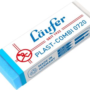 Läufer Radiergummi PLAST COMBI 0720 Blau/Weiss