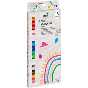 Kreul Textilmarker medium Junior 18er Set