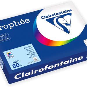 Clairefontaine Kopierpapier Trophée Colored Copy A4, Eisblau, 80 g/m²
