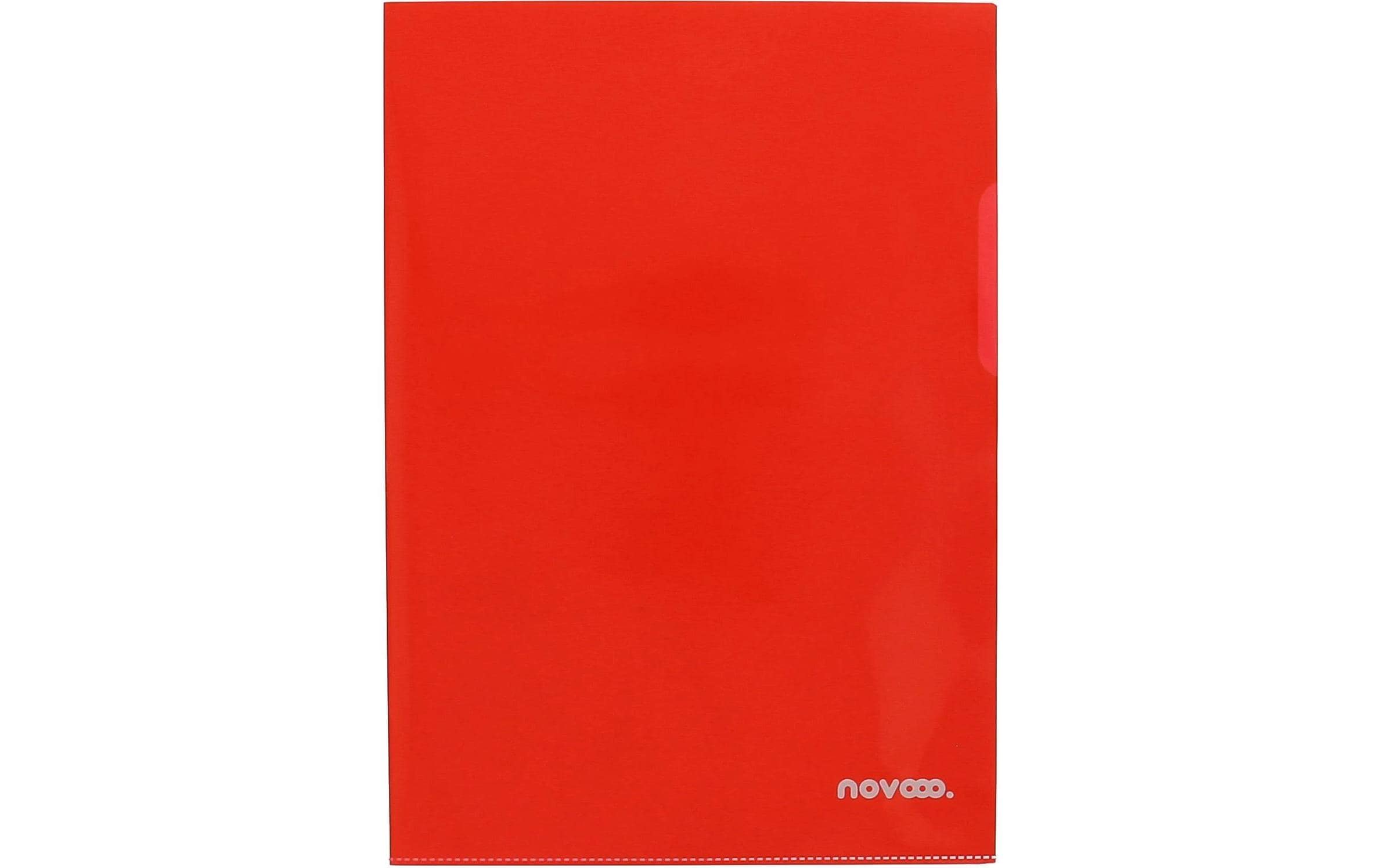 novooo. Pro Sichthüllen 140my 100 Stück Rot 2