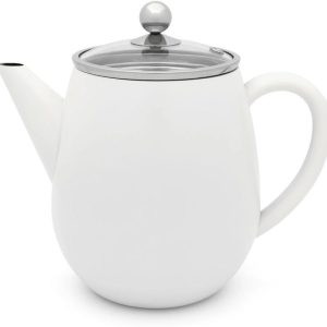 Bredemeijer Teekanne Duet Eva 1.1 Liter, Weiss