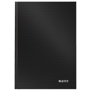 Leitz Notizbuch Solid A5, Kariert, Schwarz