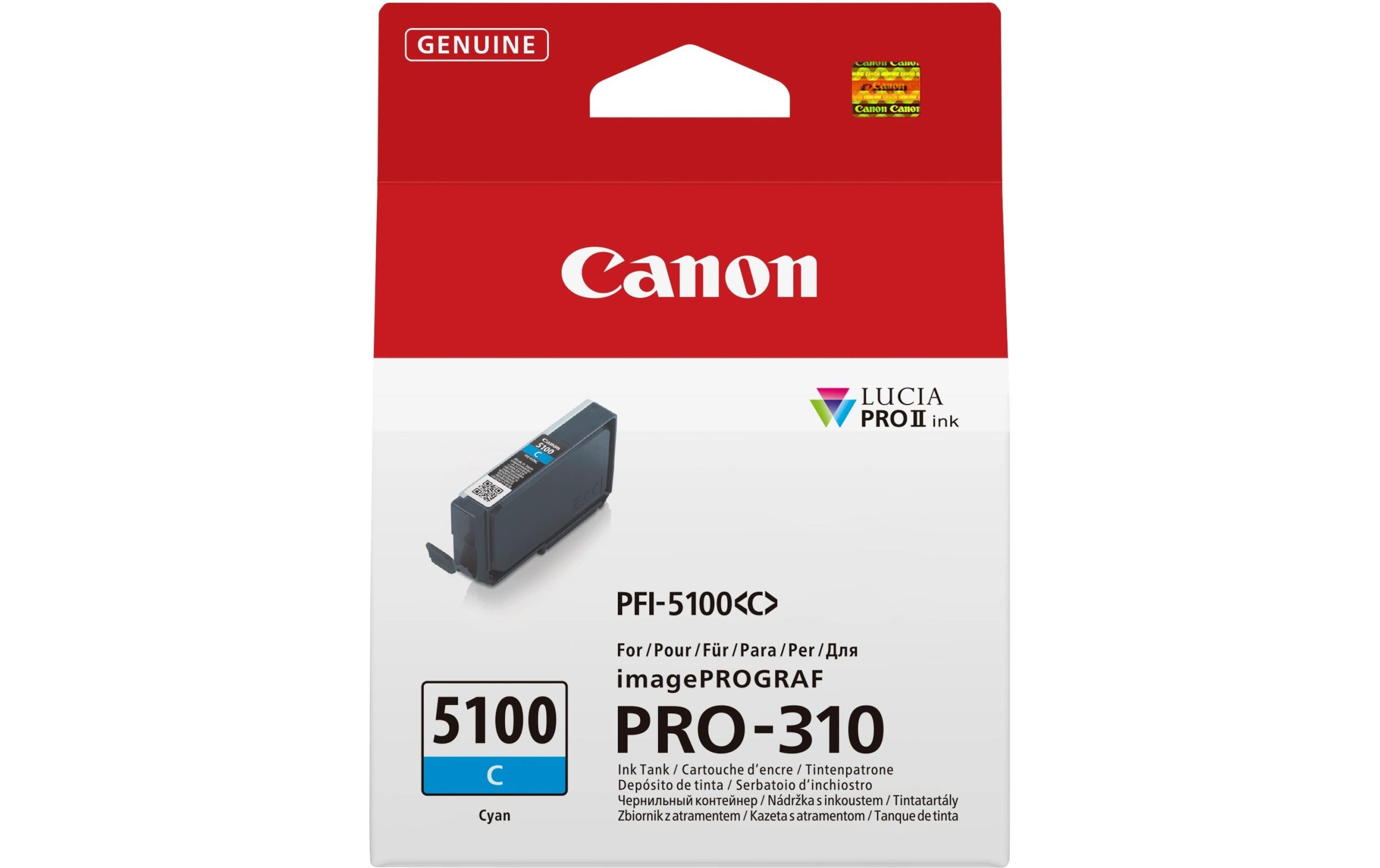 Canon Tinte PFI-5100C Cyan 2 397154273 xxl3 scaled