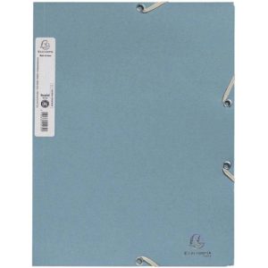 Exacompta Gummibandmappe A4 AutentiK, Blaugrau