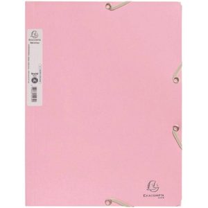 Exacompta Gummibandmappe A4 AutentiK, Rosa