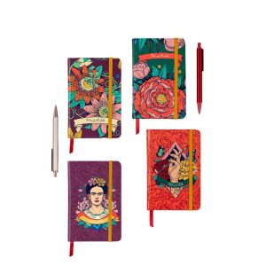 Clairefontaine Notizbuch Frida Kahlo assortiert, A6, Blanko, Mehrfarbig