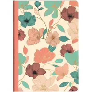 Clairefontaine Notizheft Gaia assortiert, A5, Liniert, Beige