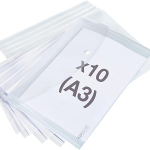 Rapesco Dokumentenmappe GRS A3, transparent, 10 Stück