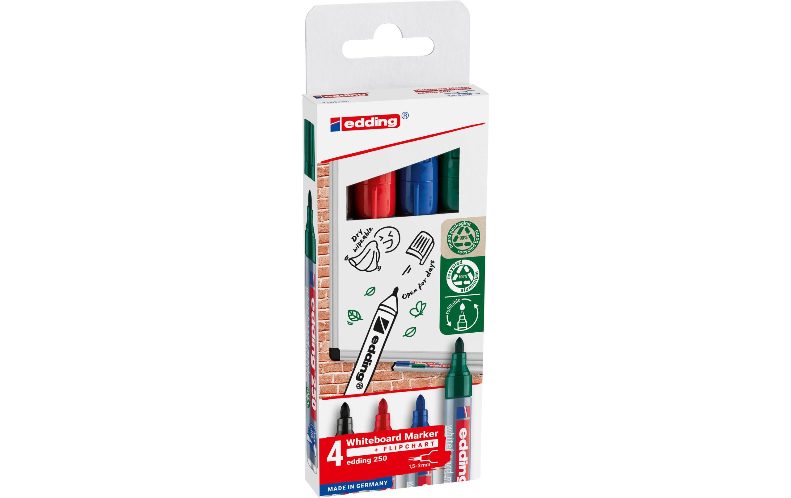 edding Whiteboard-Marker 250 4 Stück 2 399086556 xxl3 scaled