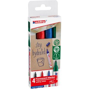 edding Permanent-Marker 3000 4 Stück