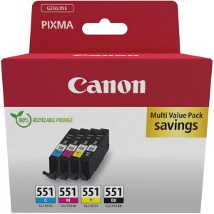 Canon Tinte CLI-551 BK, C, M, Y