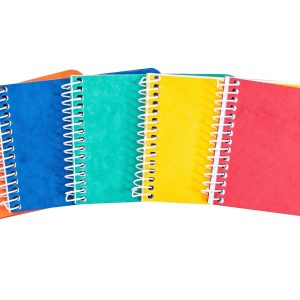 novooo. Notizbuch A7, 4 mm kariert 70g assortiert