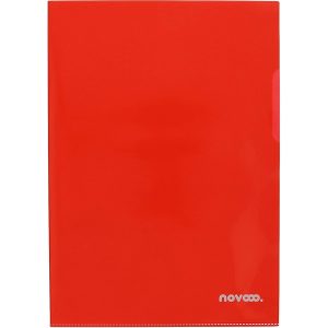 novooo. Sichthülle Professional Sichtmappen rot, 10 Stück
