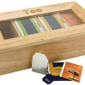 APS Teebox mit 4 Kammern Nature