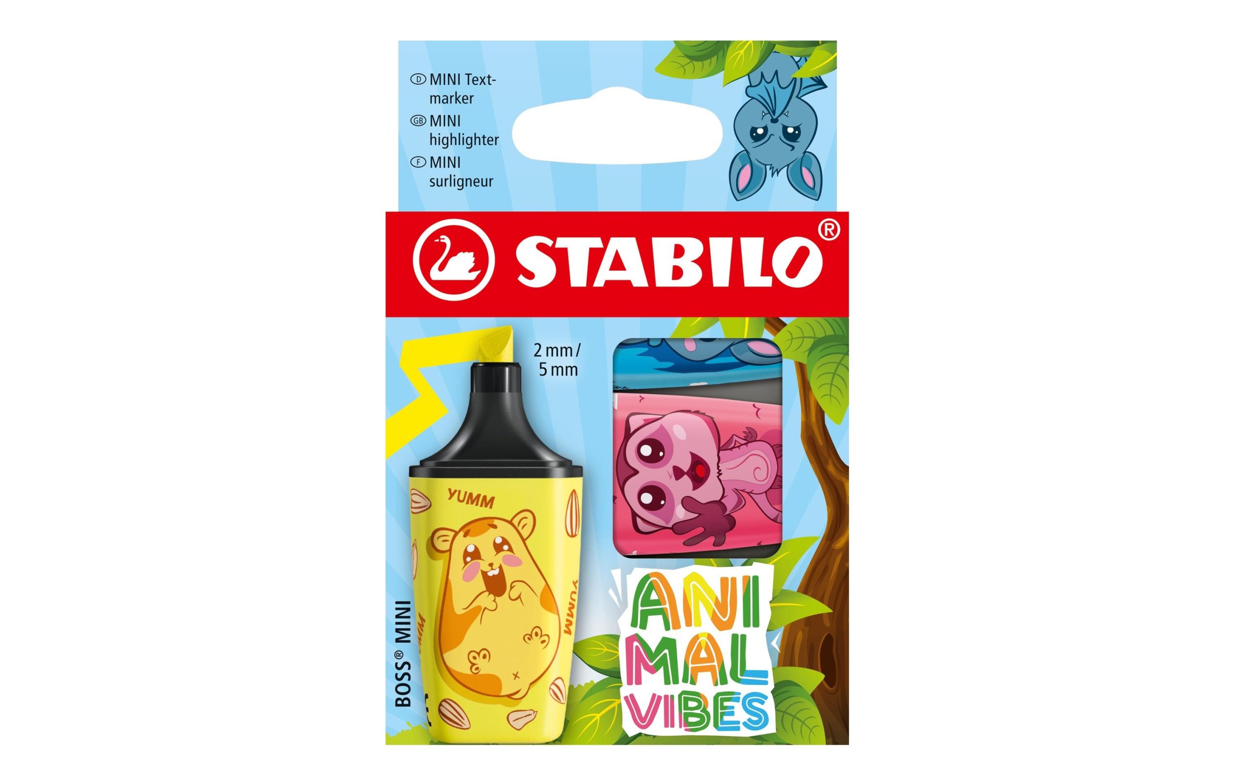 STABILO Textmarker MINI Animal Vibes 3 Stück 2 407713007 xxl3 scaled