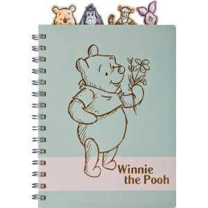Undercover Notizheft Winnie the Pooh A5, Liniert, Olivgrün