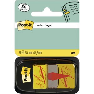Post-it Page Marker Post-it «Sign here» Gelb, 1 Stück