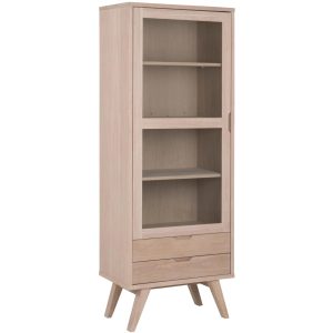 AC Design Vitrine A-Line Hellbraun, 72 x 42 x 190 cm