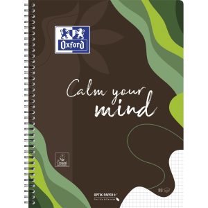 Oxford Notizheft LE Calm Nature assortiert A4 +, Liniert