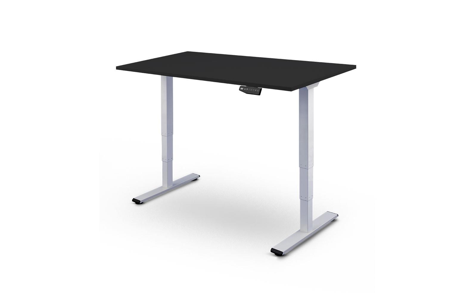 Contini höhenverstellbarer Bürotisch 1.8x0.8m schwarz/ weiss 3 Contini höhenverstellbarer Bürotisch 1.8x0.8m schwarz/ weiss