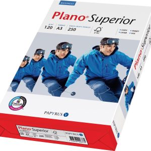 Plano Kopierpapier Superior A3, Hochweiss, 120 g/m², 250 Blatt