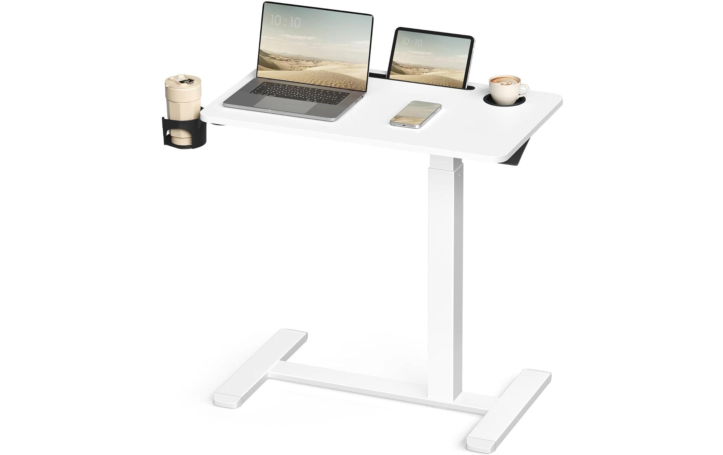 VASAGLE Stehtisch mit Platte 70 x 40 cm Weiss 3 VASAGLE Stehtisch mit Platte 70 x 40 cm Weiss