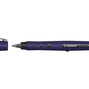 STABILO worker+ 0.5 mm Rollerball 0.5 mm, Preussischblau