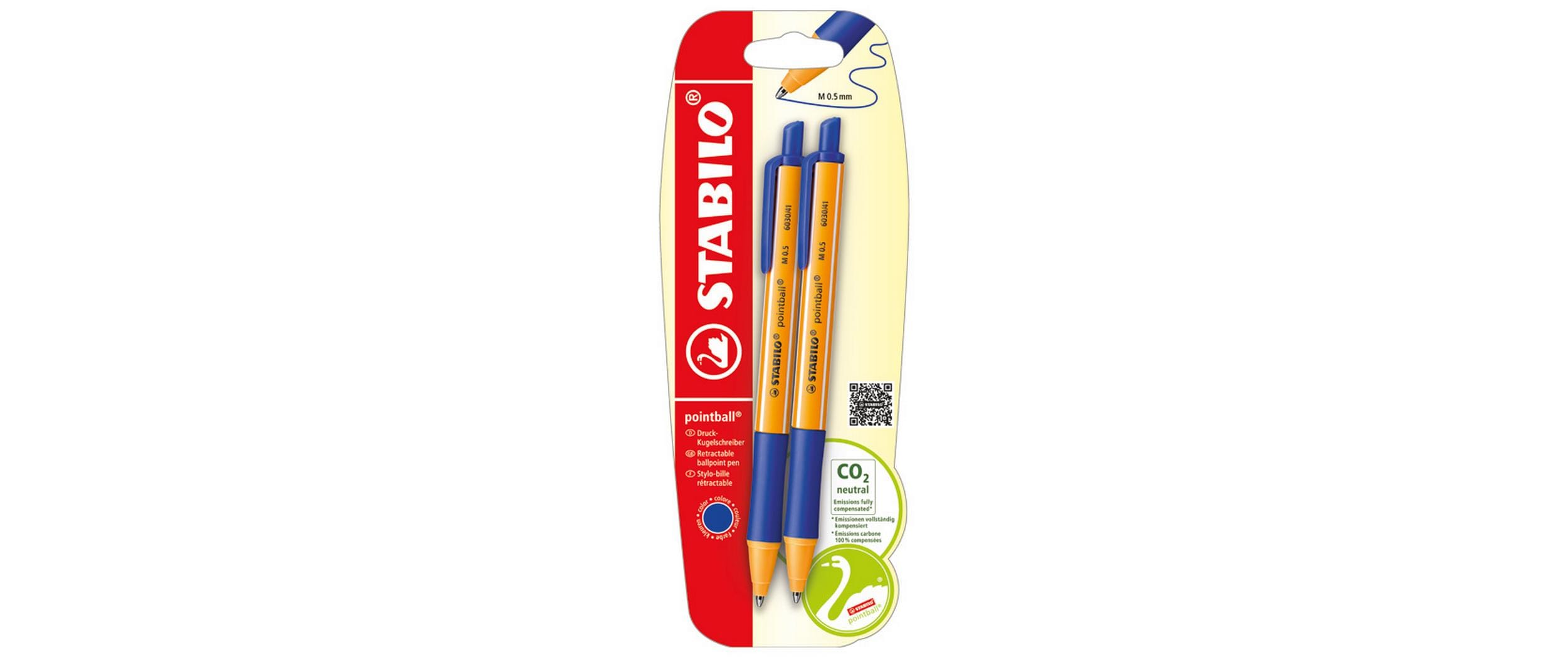 STABILO pointball Kugelschreiber 0.5 mm, Orange 2