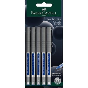 Faber-Castell Rollerball Free Ink fine 0.4 mm, Grau