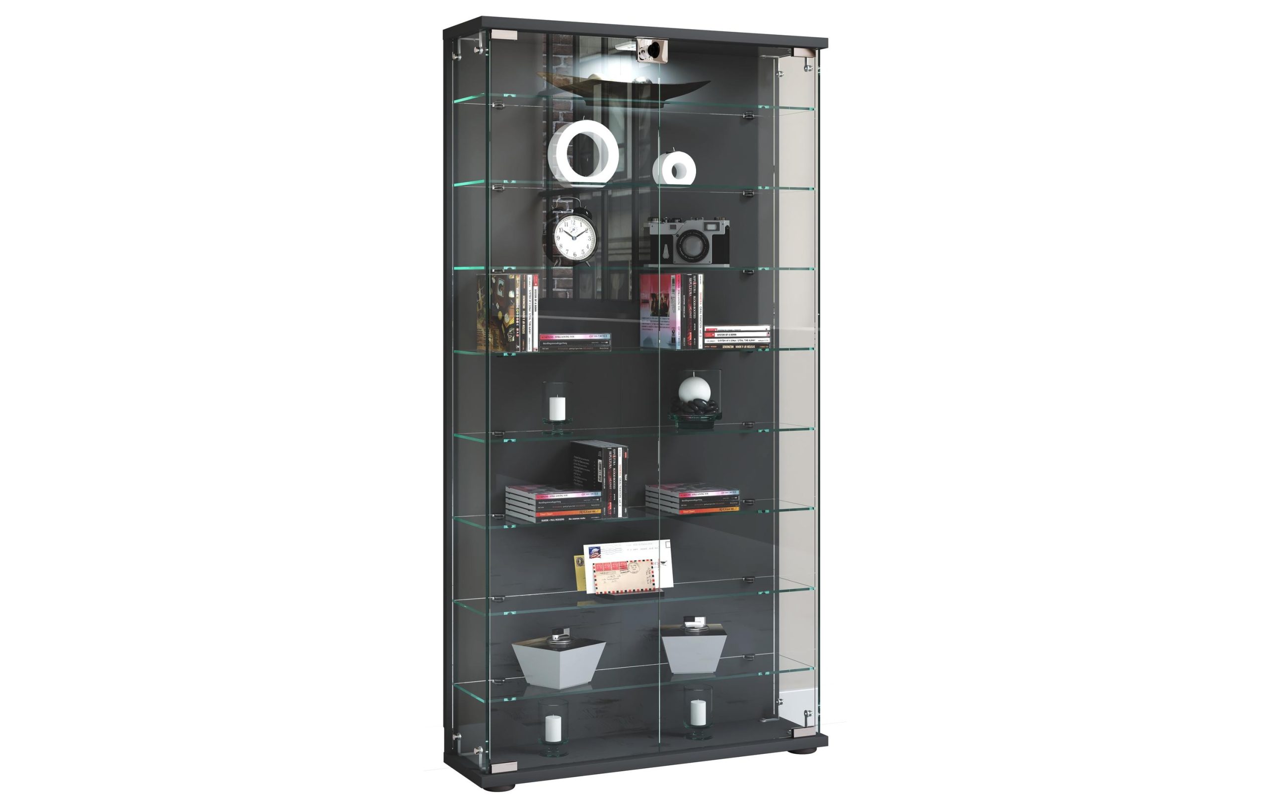 VCM Vitrine Stelas L 59 x 114 cm, Anthrazit 1 417306558 xxl3 scaled