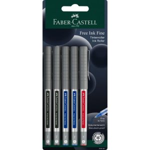 Faber-Castell Rollerball Free Ink fine 0.7 mm, Grau