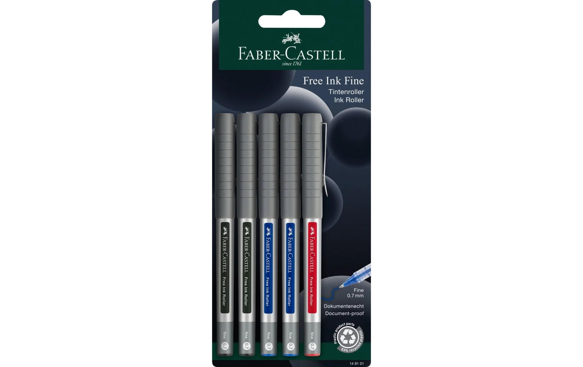 Faber-Castell Rollerball Free Ink fine 0.7 mm, Grau 1