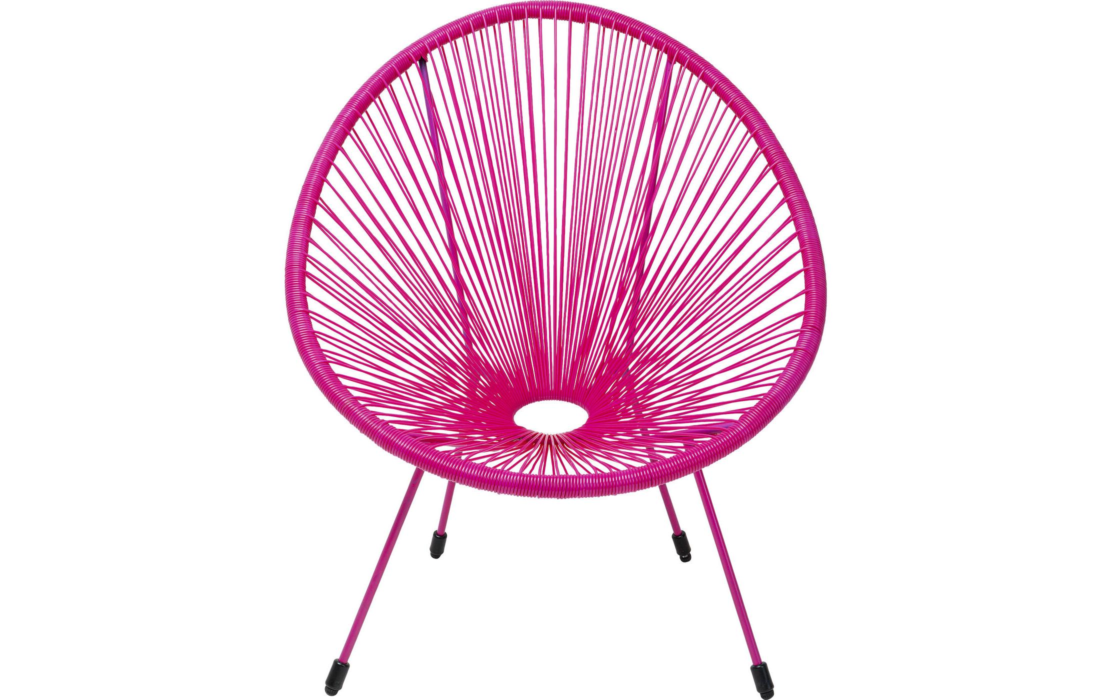 Kare Stuhl Acapulco Mono, Pink 1