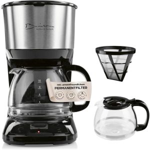 Barista Filterkaffeemaschine 30381 Schwarz/Silber