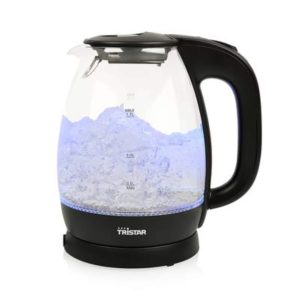 Tristar Wasserkocher WK-3405 1.7 l, Transparent/Schwarz