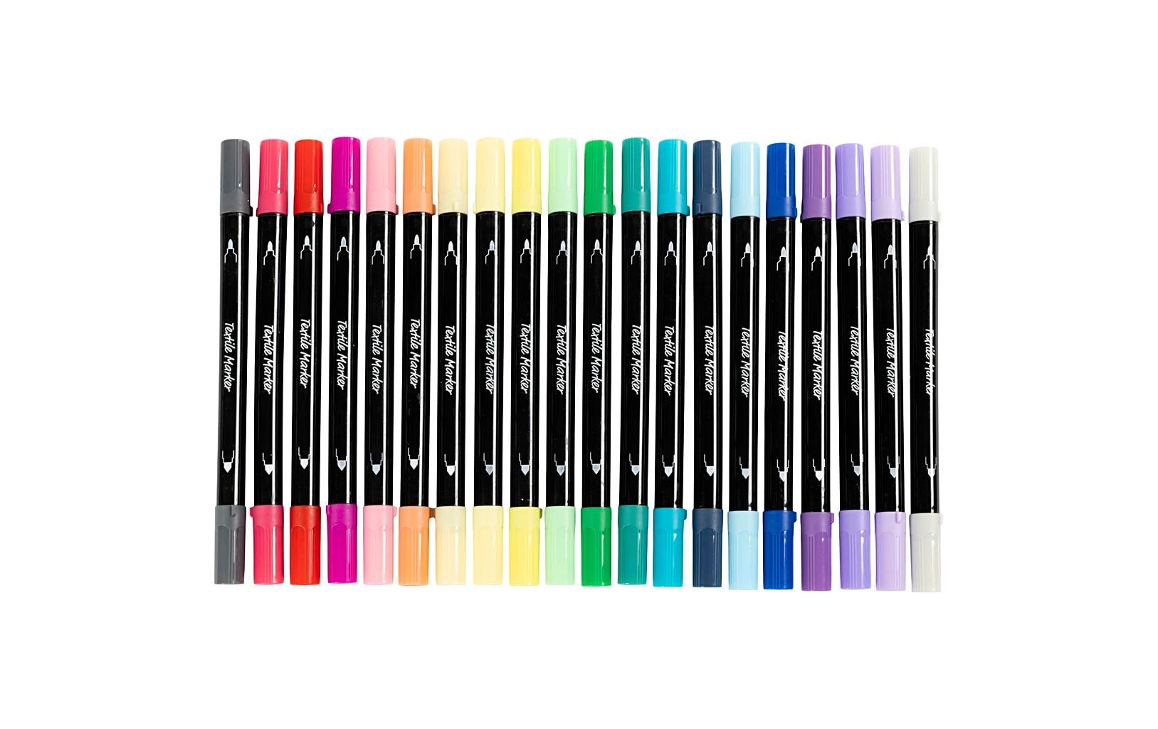 Creativ Company Textil-Marker, Mehrfarbig 3 Creativ Company Textil-Marker, Mehrfarbig