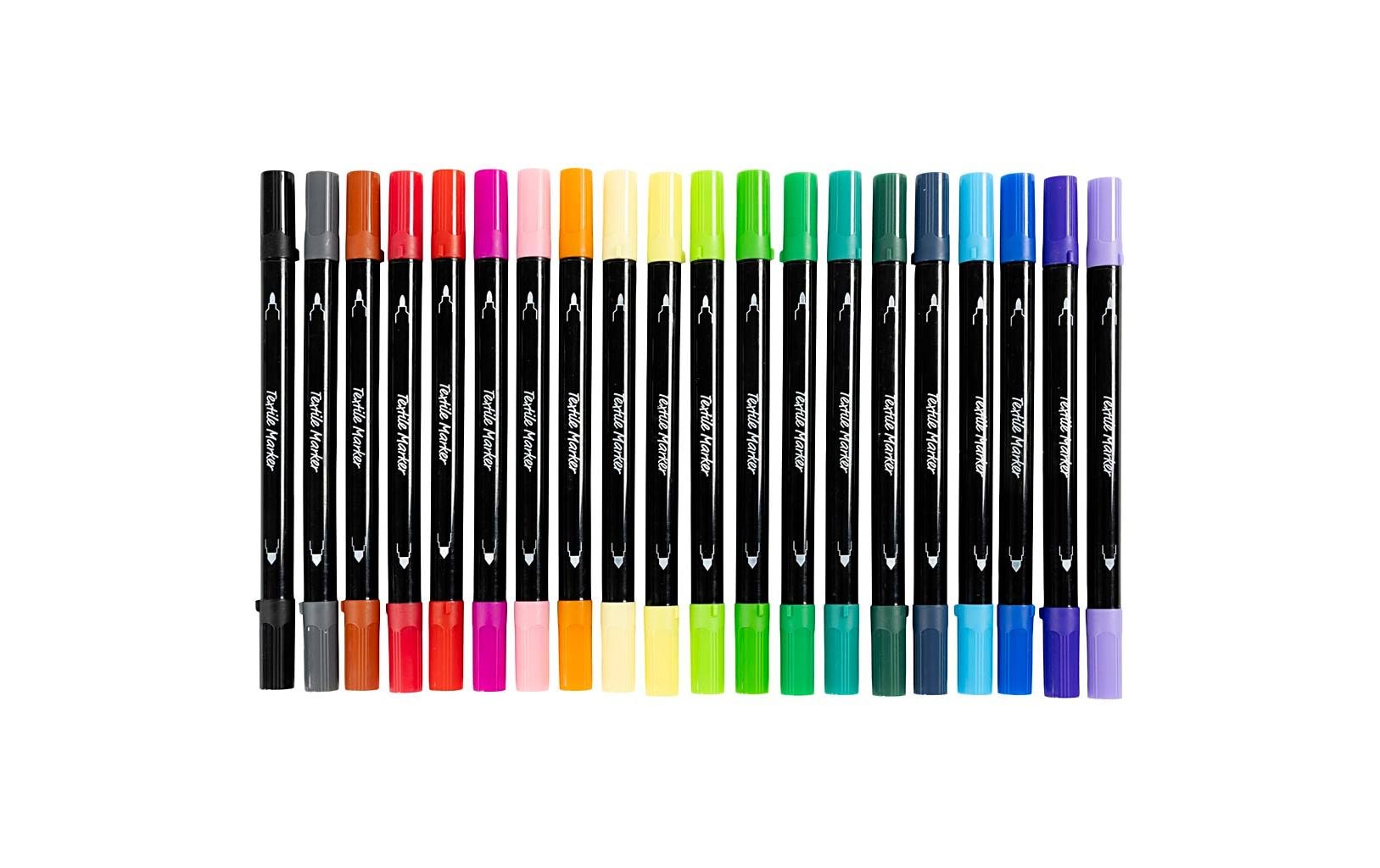 Creativ Company Textil-Marker, Mehrfarbig 3 Creativ Company Textil-Marker, Mehrfarbig